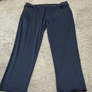 Men's Navy Athletic Joggers with Elastic Waist